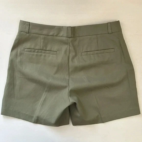 Banana  Republic Tailored Chino Shorts Tencel Army Green Size 0 NWT - Picture 9 of 16